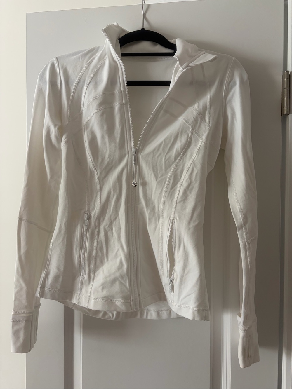 lululemon athletica White Zip-Up Define Jacket